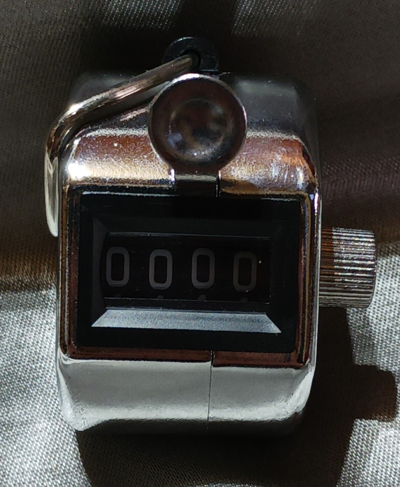 HANDHELD TALLY CLICKER COUNTERS- Set of 2 Pre-Owned