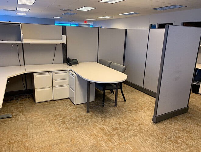 Herman Miller AO2 6x7 Used Cubicles