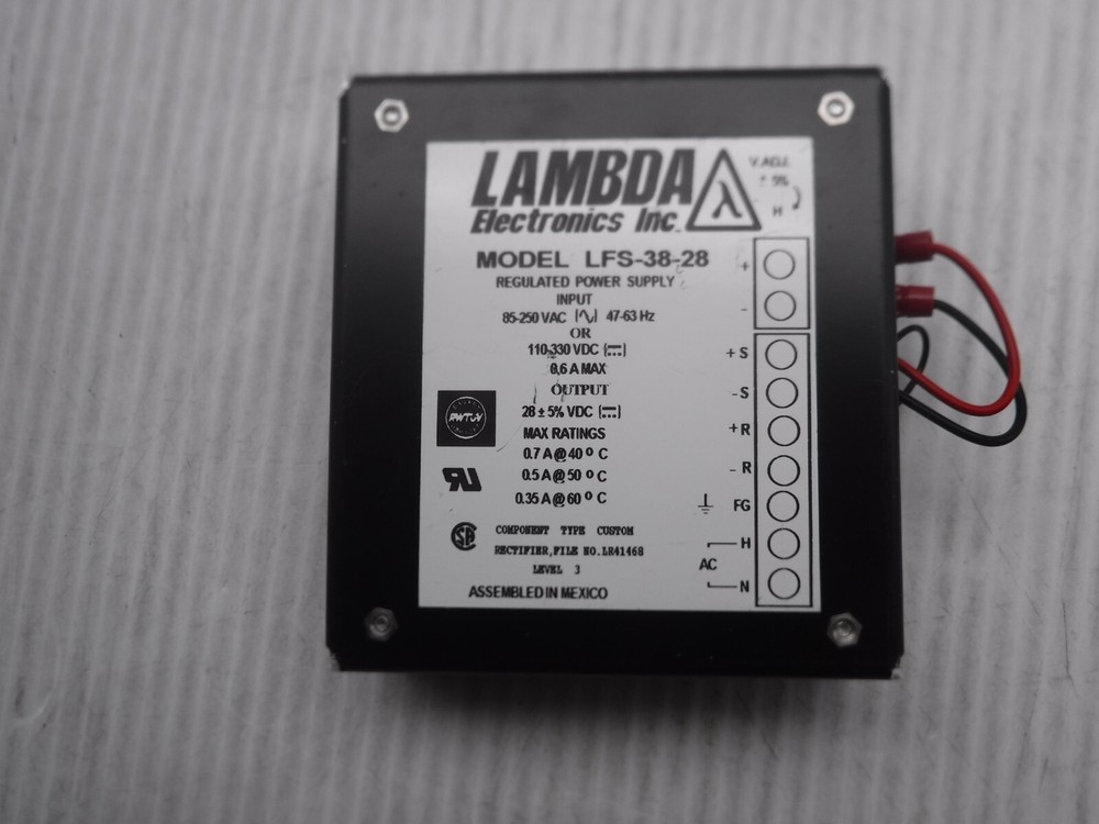 Lambda Electronics Inc LFS-38-28 Regulated Power Supply