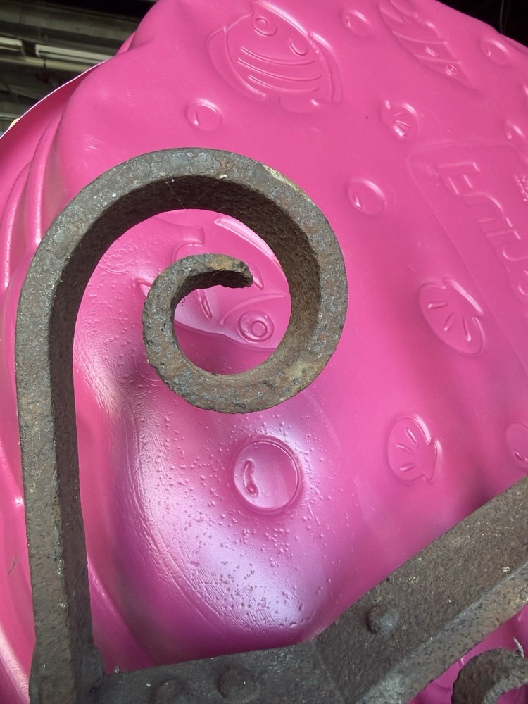 E T Barnum Wire & Iron Works Wrought Iron Gate