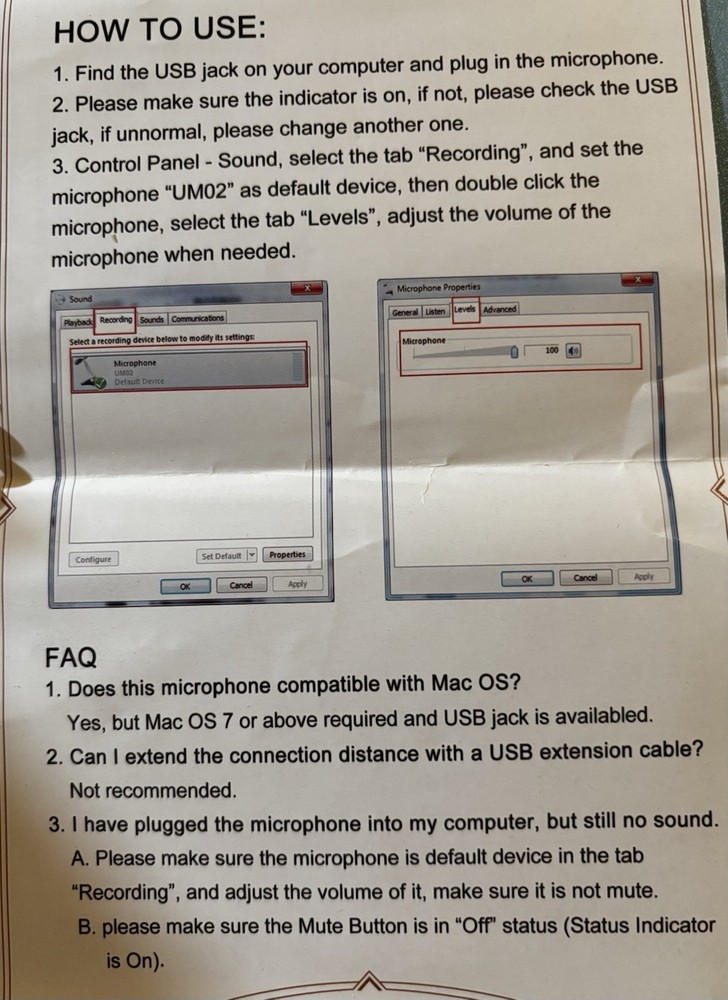 USB Omnidirectional Conference Microphone Plug & Play Upgraded