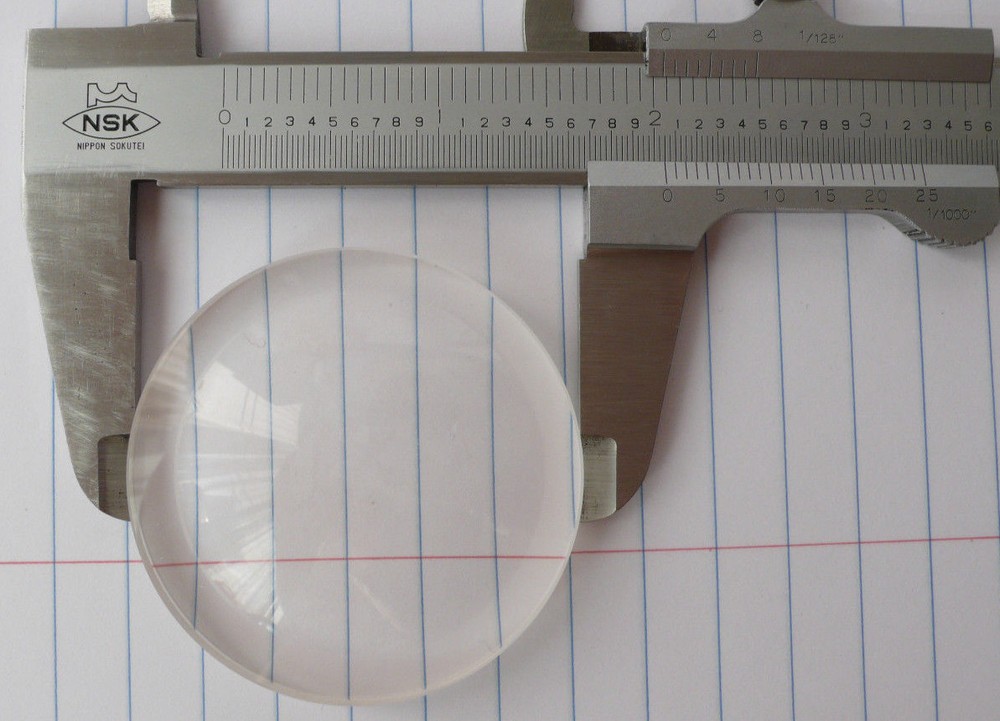 Mogey negative glass lens, 2.05"+- dia.