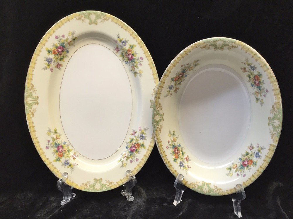 ESCO China ES03 Oval Serving Bowl & Platter