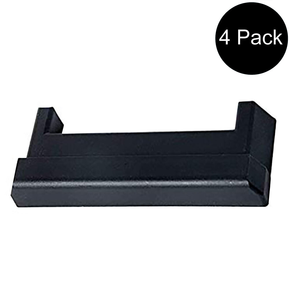 (4) E Track Tie-Down Rail End Cap End Protector Cover For Horizontal E-Track