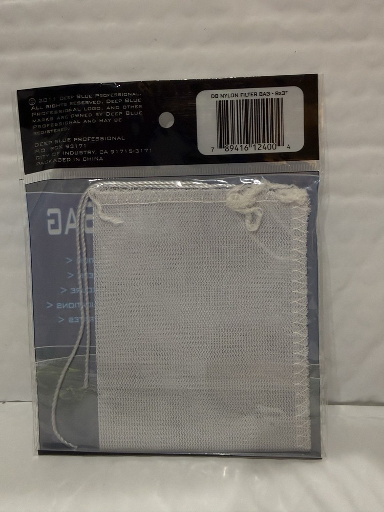 DEEP BLUE PROFESSIONAL NYLON FILTER MEDIA BAG 8”x3”