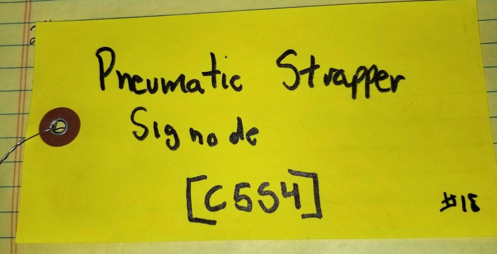 SIGNODE ASPD-50 PNEUMATIC COMBINATION TOOL FOR 1/2" PLASTIC POLY STRAPPING [C5S4