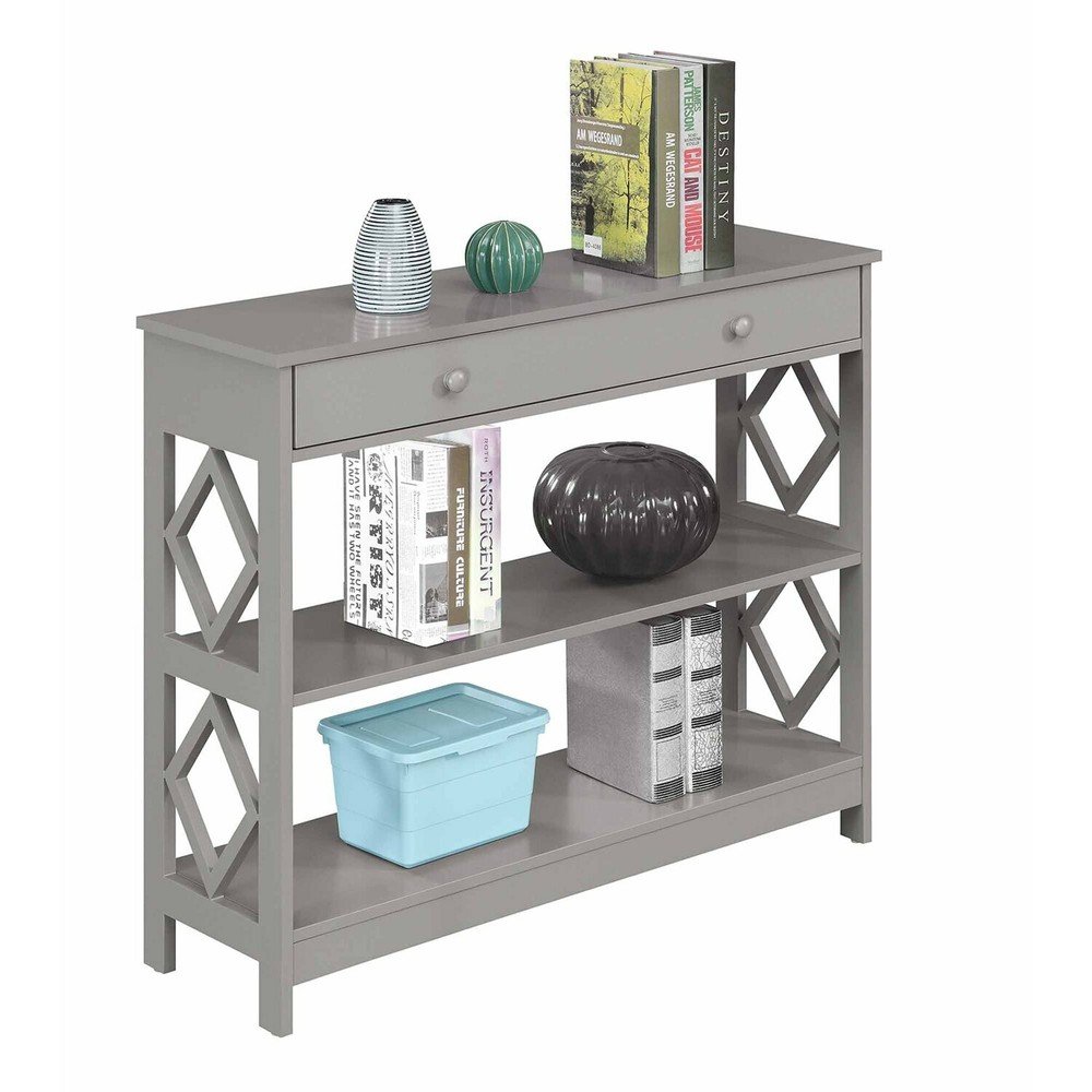 Convenience Concepts Diamond 1 Drawer Console Table