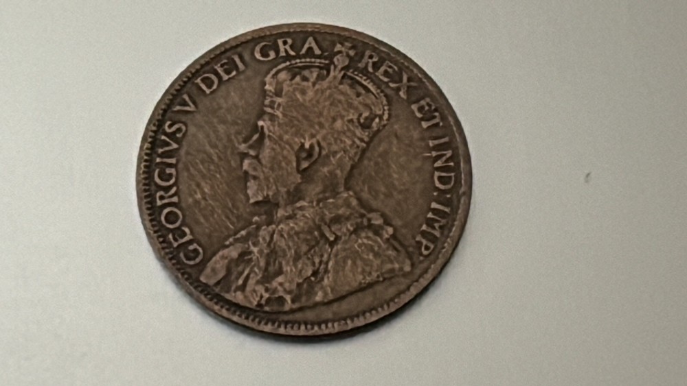 1918 Canada George V One Cent Coin