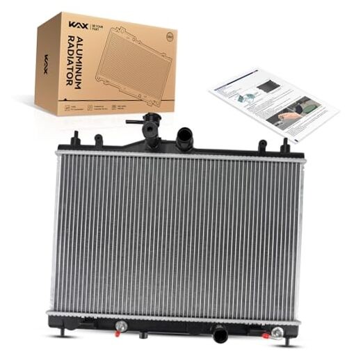 CU13002 Car Engine Radiator, Compatible with 2007-2012 Versa Automatic CVT