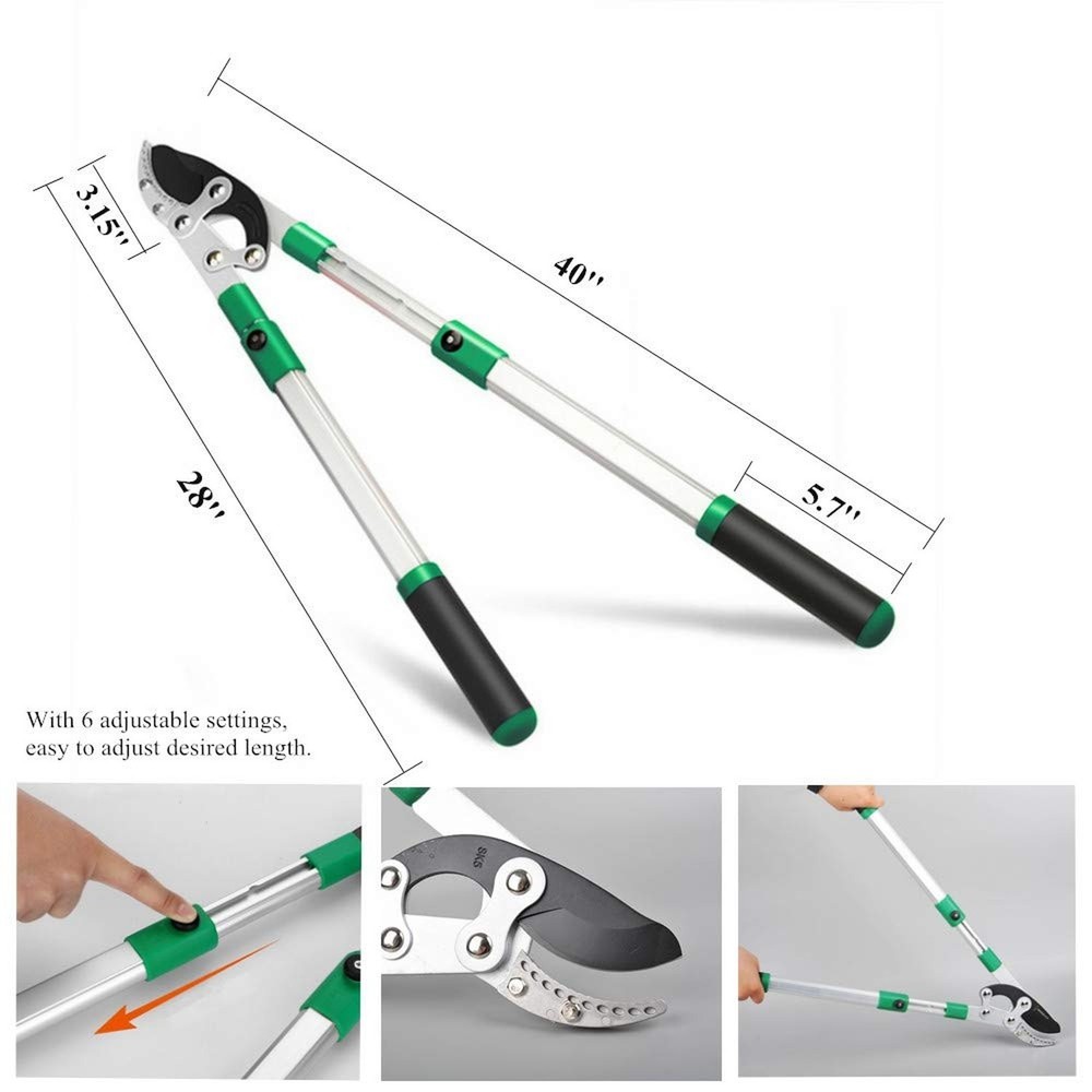 SK5 High-Performance Compound Action Anvil Lopper,Chops Thick Branches with E...