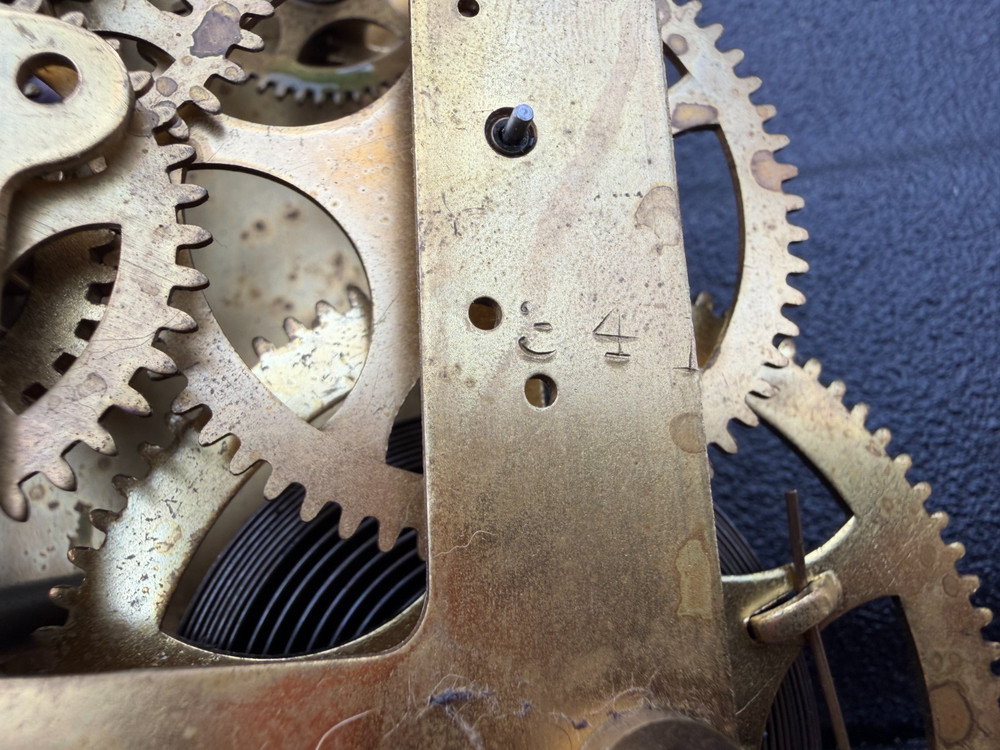 Gilbert 28 34 Mantle Clock Movement