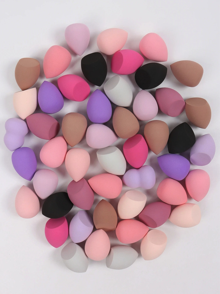 12pcs Beauty Makeup Sponge Medium Size Foundation Puff Random Shape - NEW