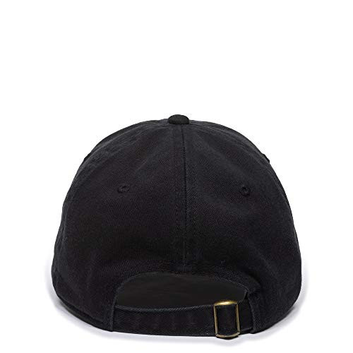 Mountain Dad Hat - Unstructured Soft Cotton Cap Black
