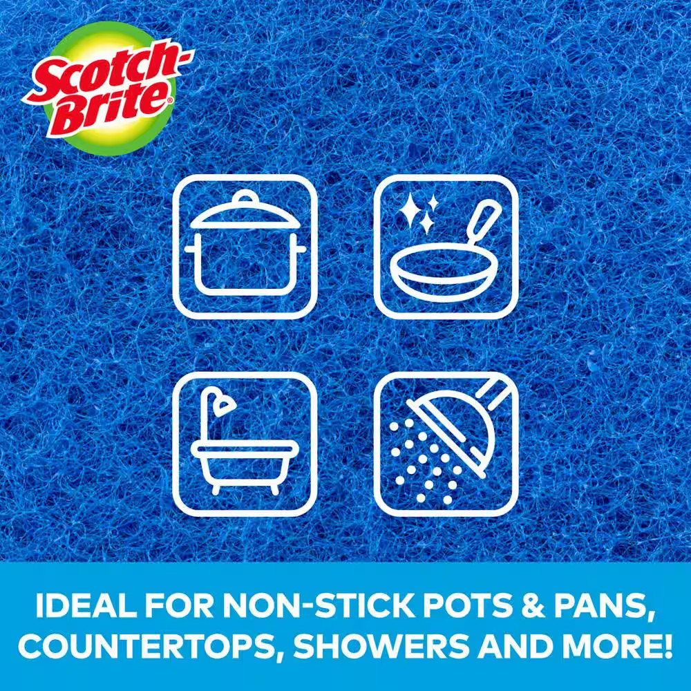 Non-Scratch Scour Pads (12-Pack)