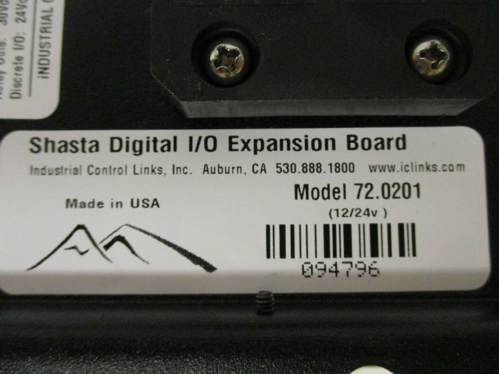INDUSTRIAL CONTROL LINKS, SHASTA SCADA CONTROLLER, MODEL: 72-0021, NEW IN BOX