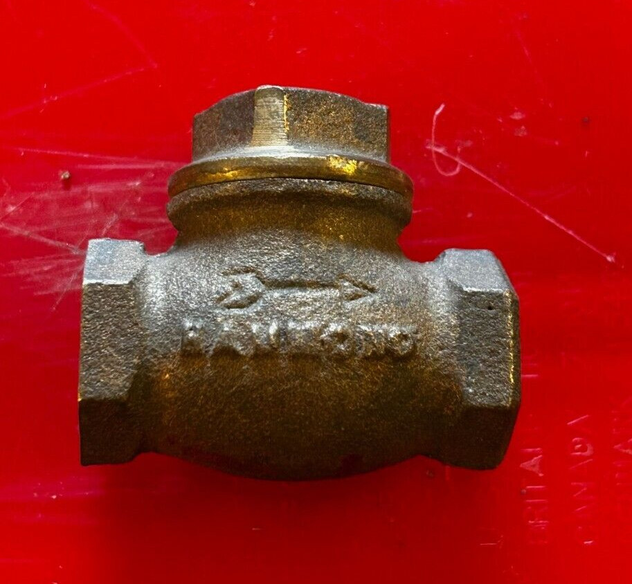 Hammond 1/4" Brass Check Valve Threaded 125