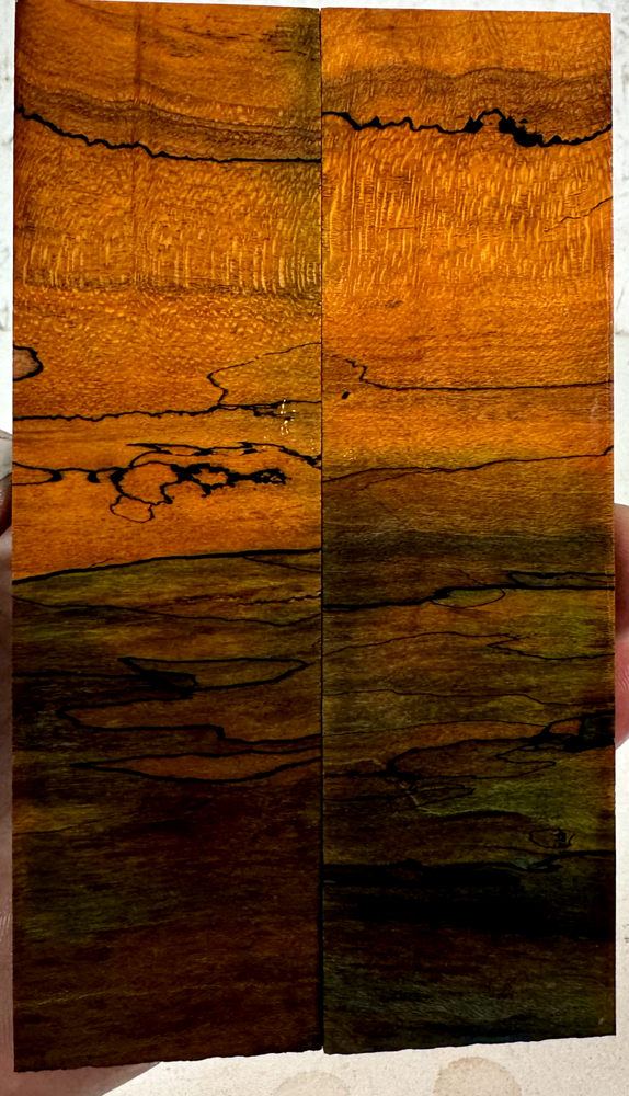 Stabilized Spalted Sycamore Knife Scales | SSS 101