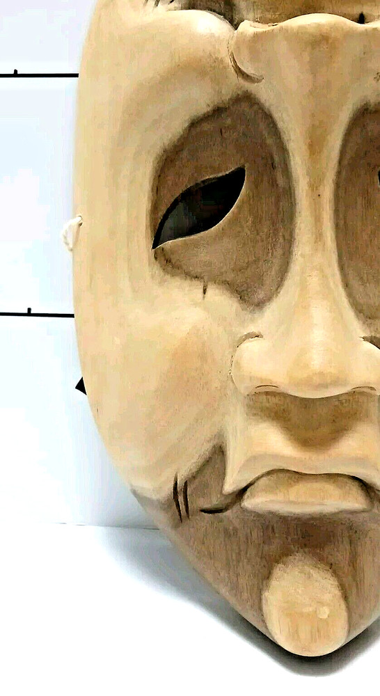 Drama Mask; Wood; Hand-made