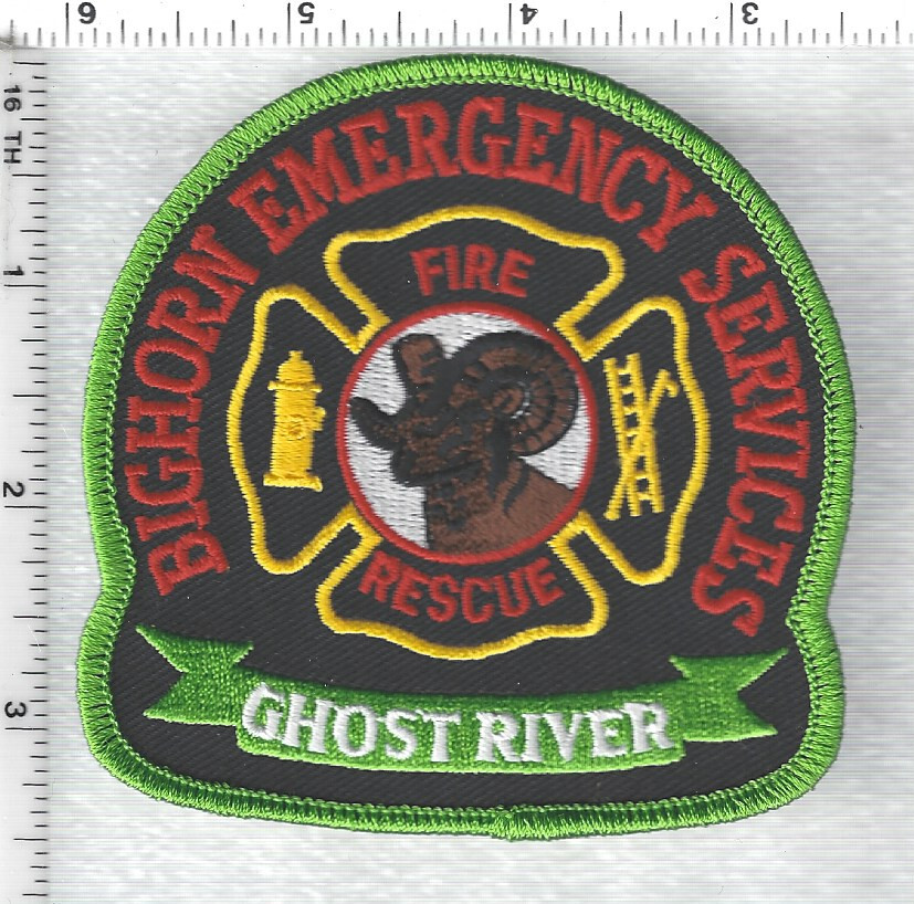Ghost River Bighorn Emergency Services Fire-Rescue (Alberta, Canada) Patch