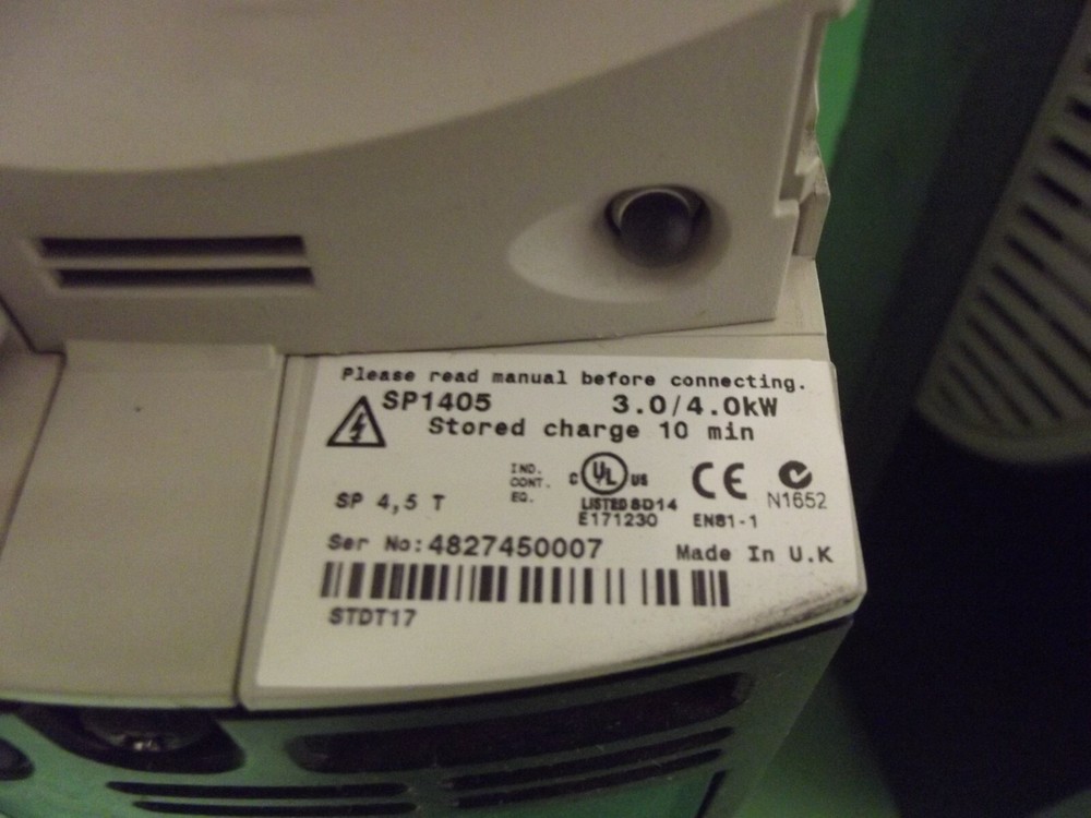 Control Techniques EMERSON UNIDRIVE SP SP1405 3.0 / 4.0 kW