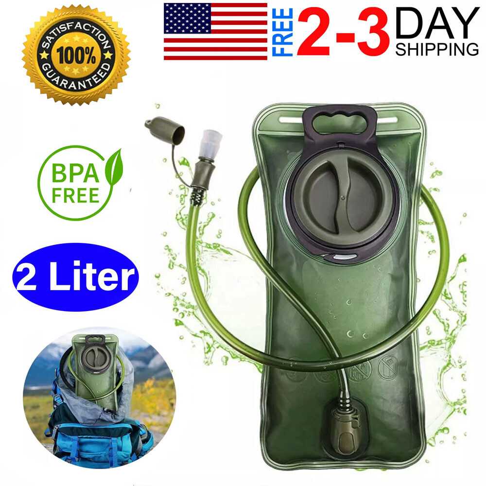 2 L Water Pack Hydration Bladder Reservoir Camel Back Replacement Running Hiking