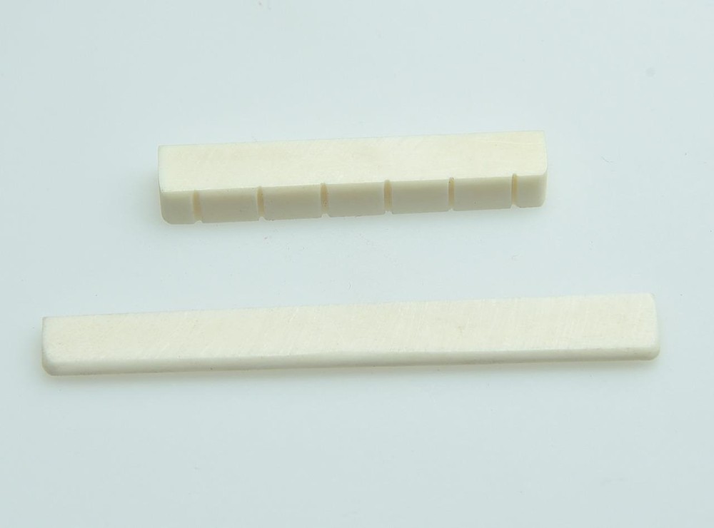 Cattle Bone Spanish Guitar Nut and Saddle Real Pure Classical Bone Nut & Saddle