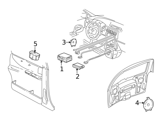 Genuine GM Control Module 9361921