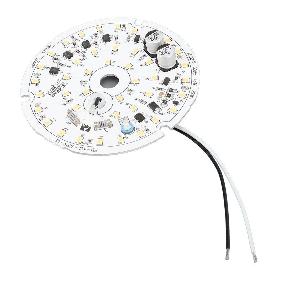 3.93inch LED Ceiling Fan Light Replacement Panel Dimmable 18W 4000K Natural