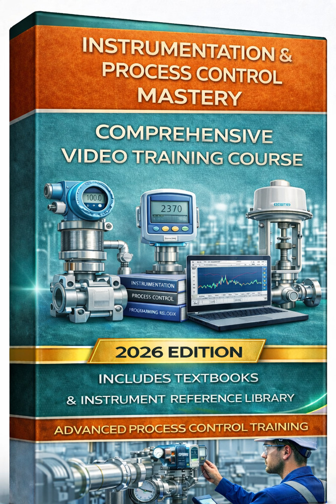 Process Control & Instrumentation Course| Video Training & Books | 2026 Edition