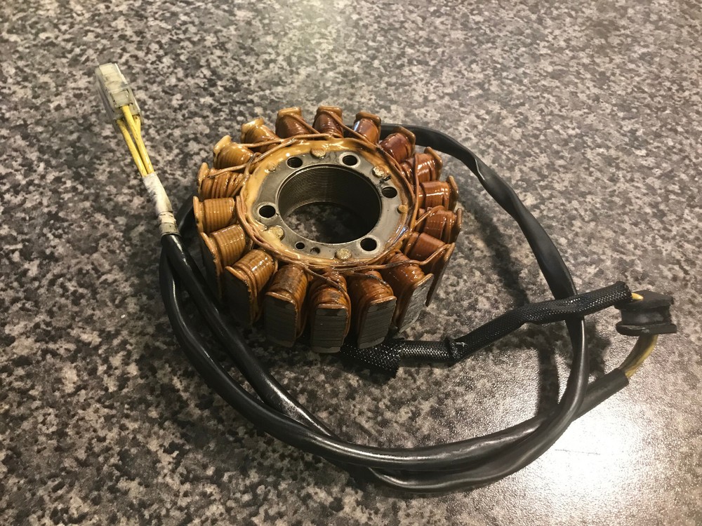 Ducati ST3 altinator stator windings charging system