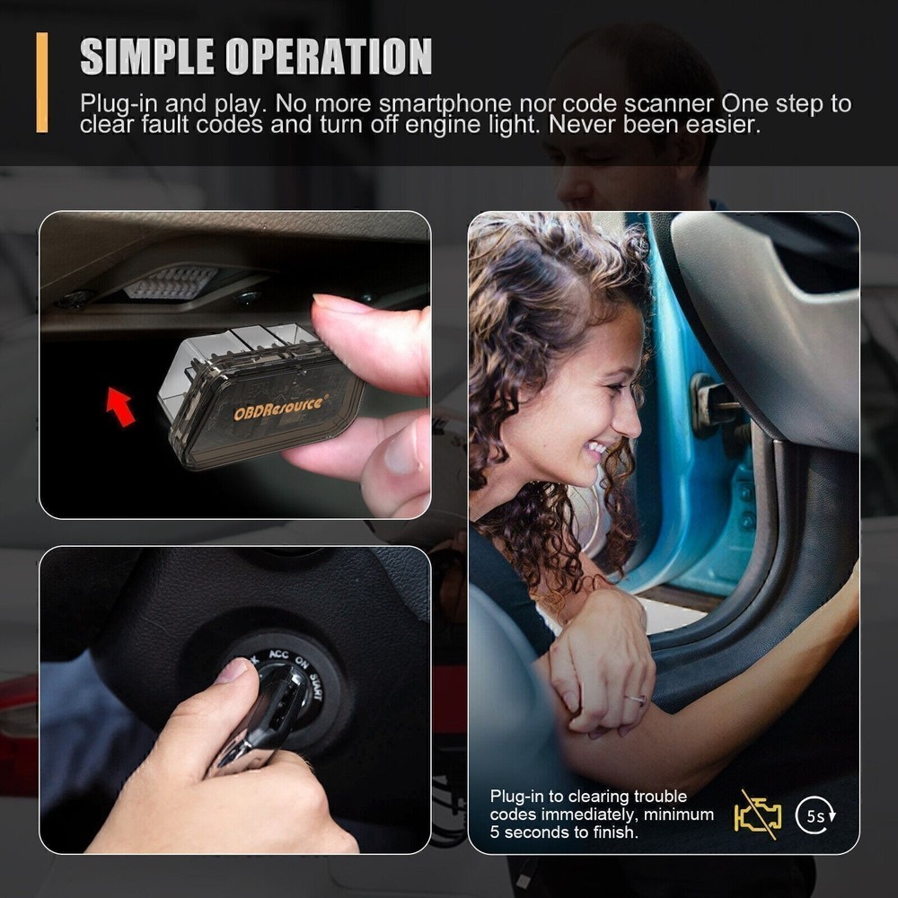 OBDII Diagnostic Code Reader Check Engine Scan Tool for Ford Explorer Mustang #a