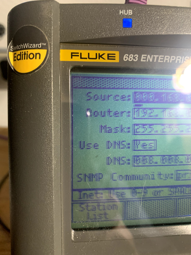 Fluke 683 Enterprise Lanmeter w/ Switch Wizard and Power Adapter