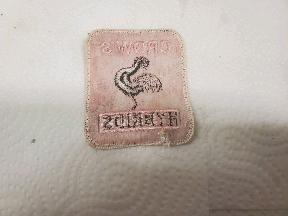 2-1/4" X 2-3/4" Cloth Patch Crow's Hybrids Seed Corn Farm