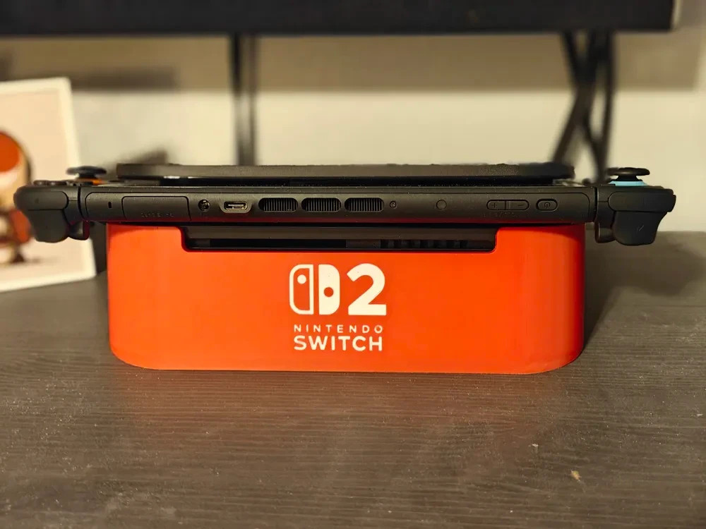 Nintendo Switch 2 HORIZONTAL Dock Base Stand – Compact Horizontal DOCK STAND