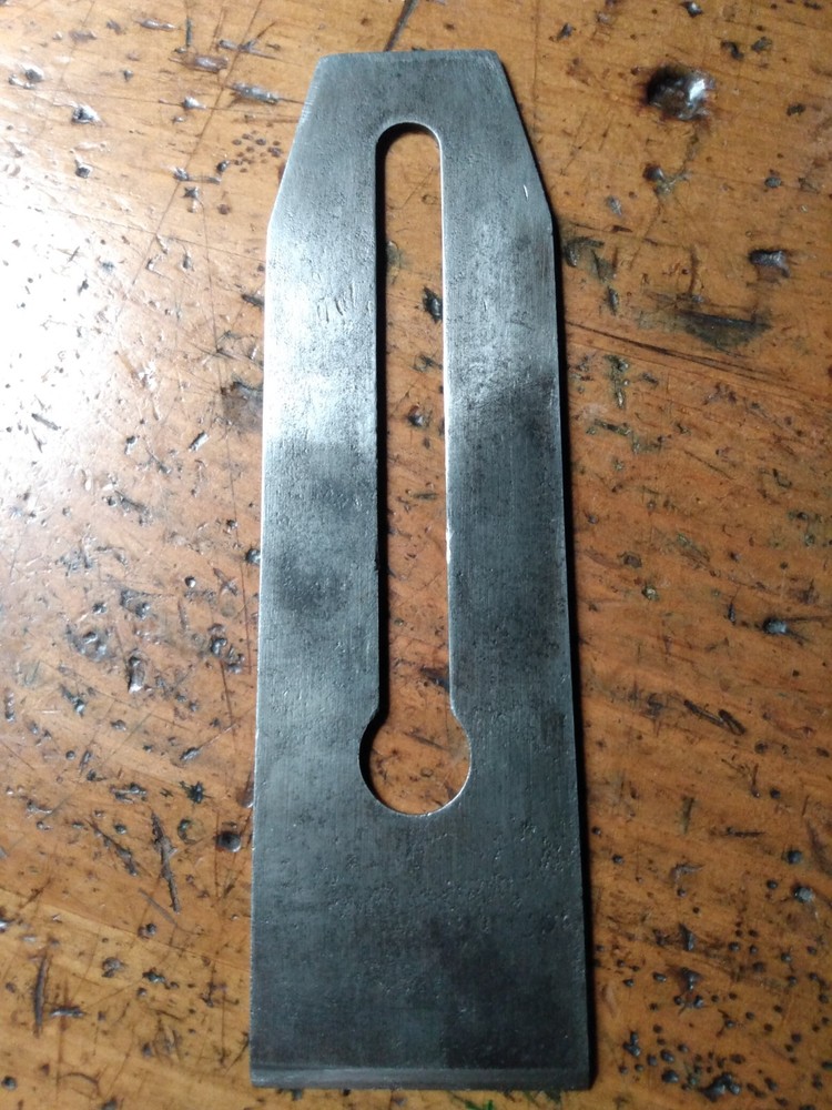 STANLEY LARGE LETTERS ONLY 2" plane blade, #4-5 size. SEE FULL DESCRIPTION.