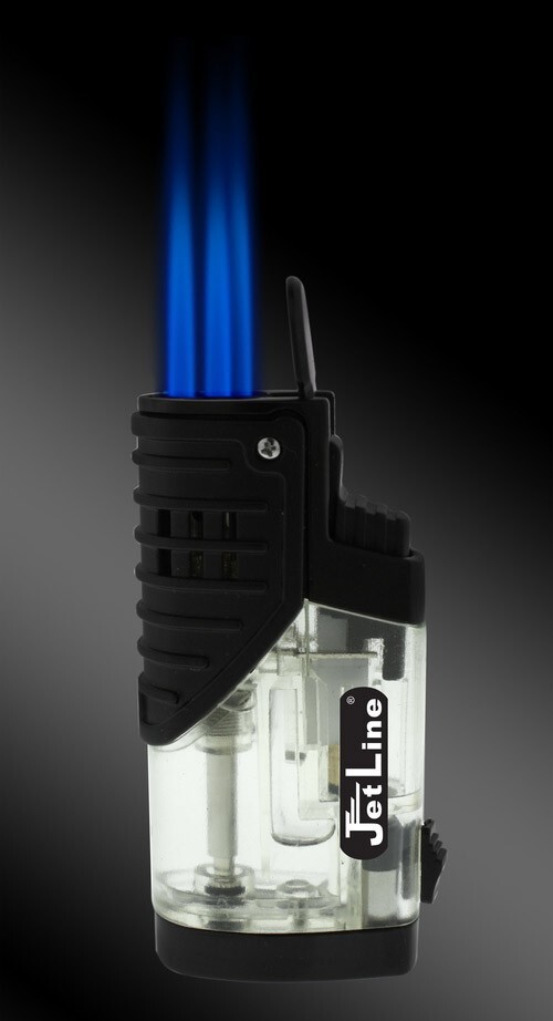 Jetline Patriot Triple Flame Lighter (Black)