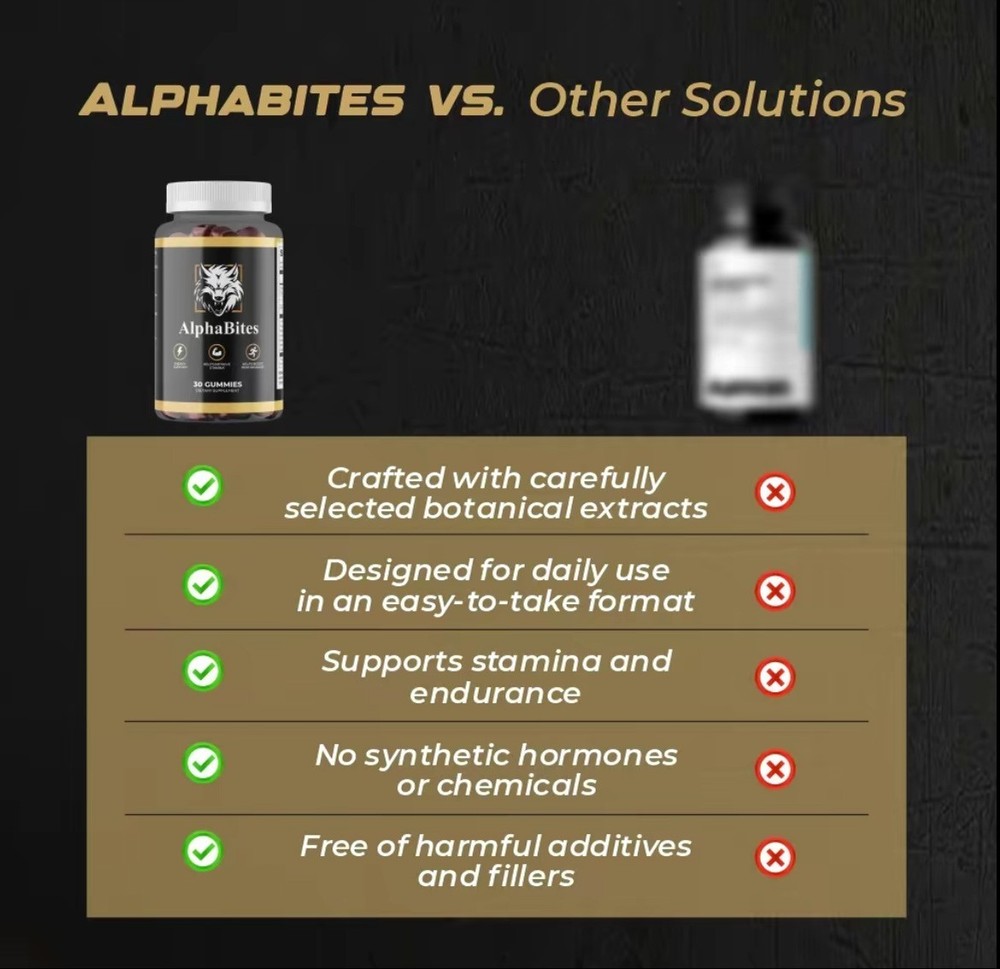 Alpha Bites Gummies AlphaBites Max Performance Gummy 30 tablets