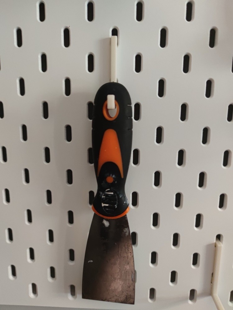 IKEA Skadis Hooks 3 Pack - 3d Printed Pegboard Holder - Strong Organizer Hooks