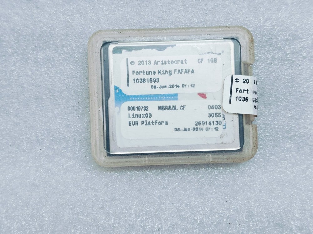 2013 Aristocrat Software FORTUNE KING 10361693 CF LINUXOS 3055 EUR PLATFORM