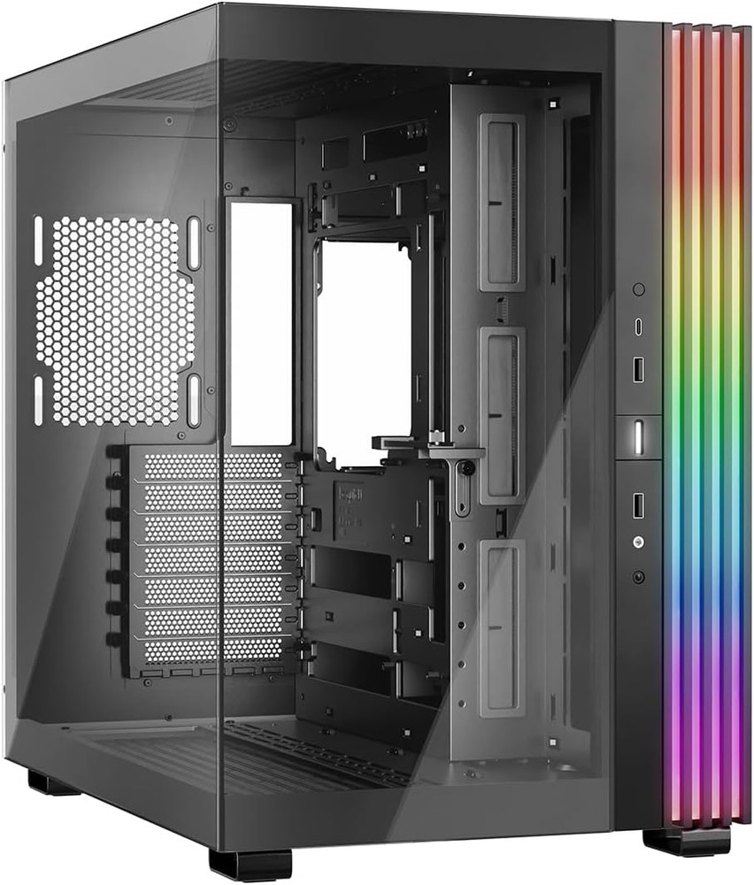 Light Base 600 DX Black PC Case - Stylish Design & Optimal Cooling
