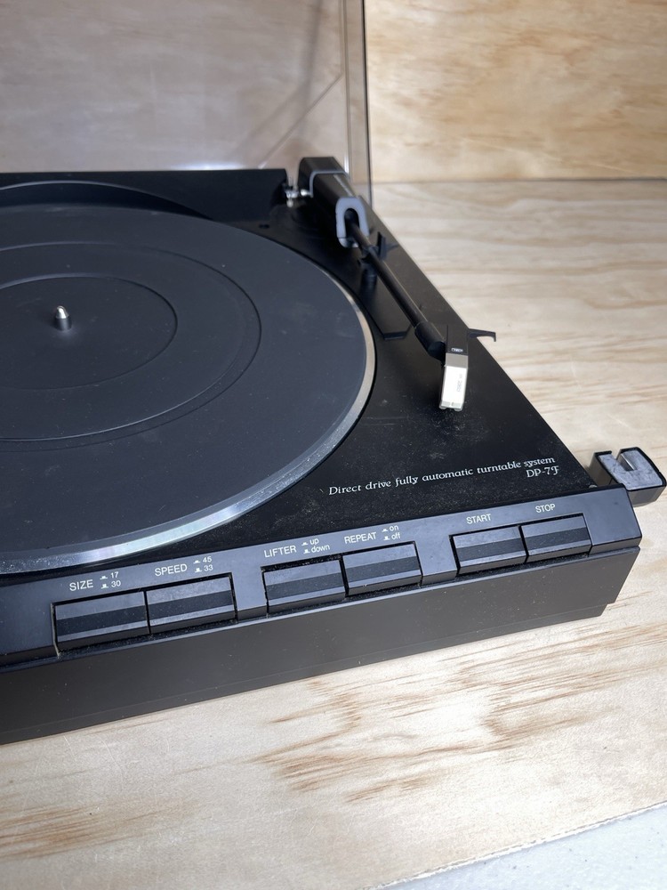 Denon DP-7F Direct Drive Fully Automatic Turntable w Manual Box