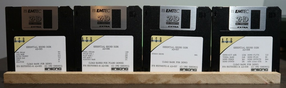 Custom ASR-10 Starter Kit Disk Set - OS 3.53 Boot Disk & Factory Library Set
