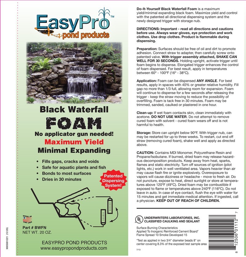 EasyPro Black Waterfall Foam