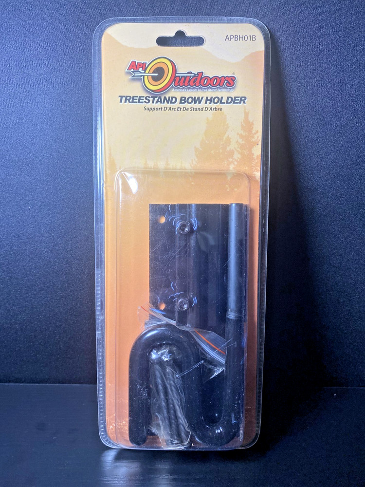 API Outdoors Tree Stand Bow Holder APBH01B, Universal Adjust Mount Easy Install