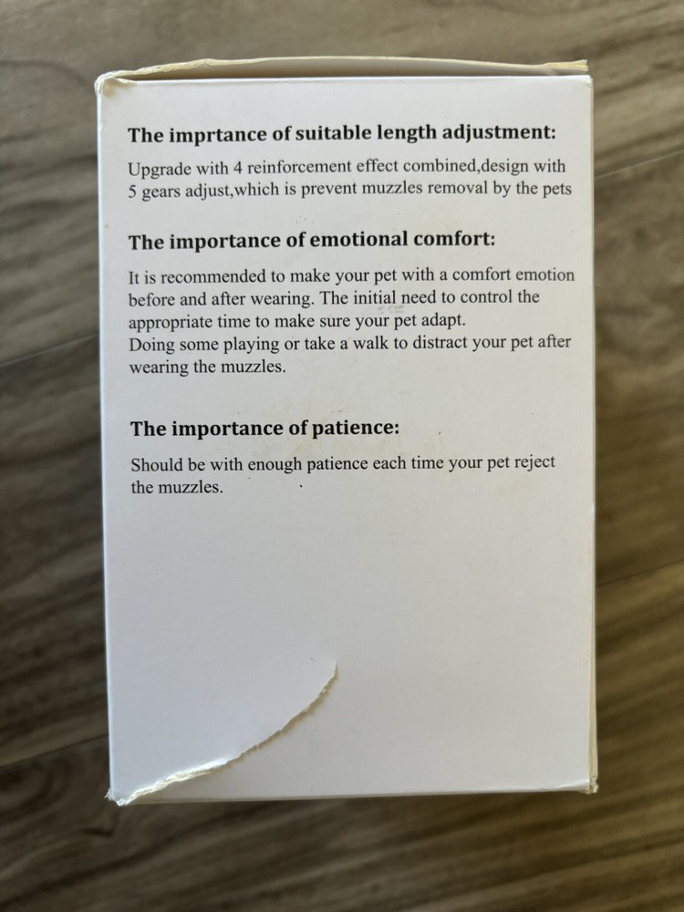 Dog Muzzle XL Breathable Basket Muzzle Black