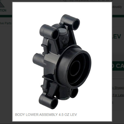 BODY LOWER ASSEMBLY 4.5 OZ LEV # 54-0188-SP