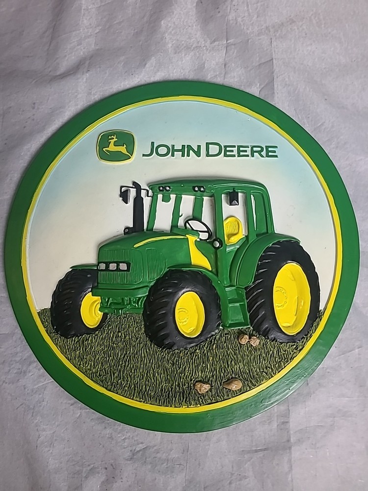 Vintage John Deere 2006 Wall Decor 12” x 12" Ceramic
