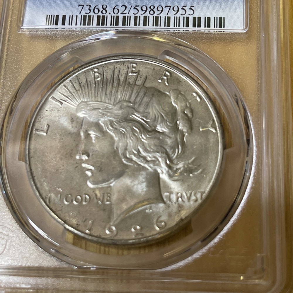 1926-D Peace Silver Dollar PCGS MS62