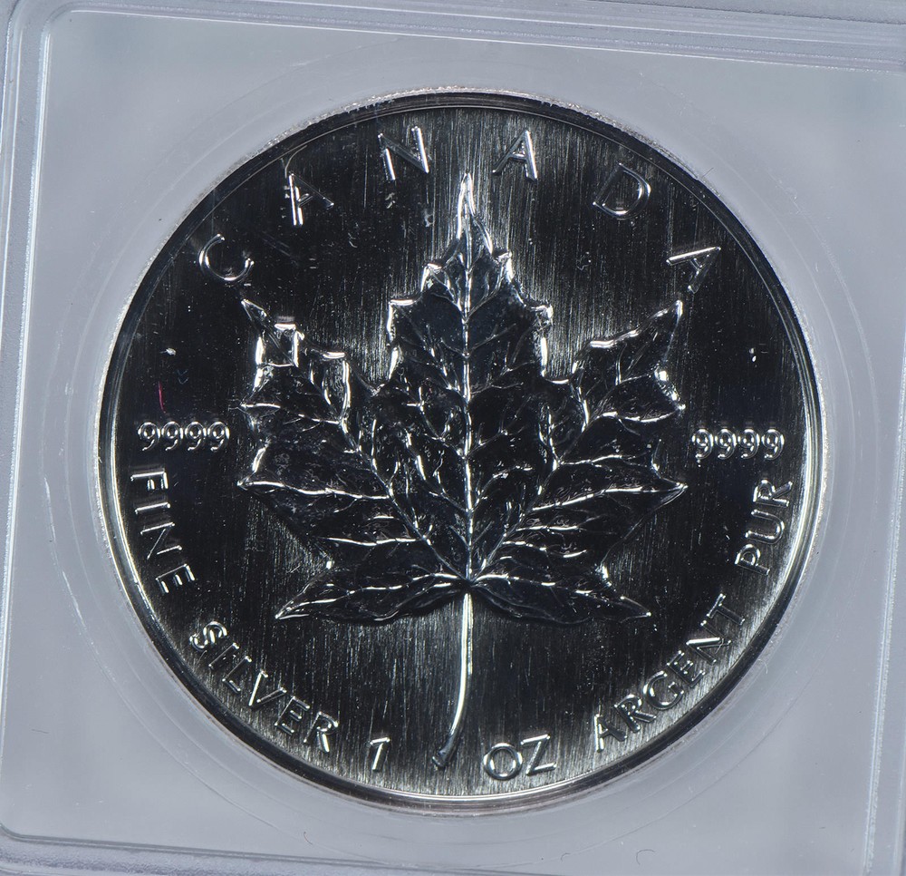1988 Canada 5 Dollar Silver Maple Leaf MS69 ICG