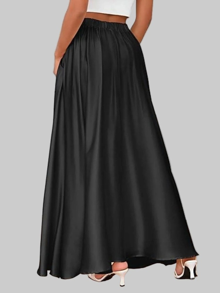 A-Line Maxi Skirt with Pockets